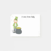Post-it® Cute Simple Leprechaun St. Patrick's Day Green (Devant)