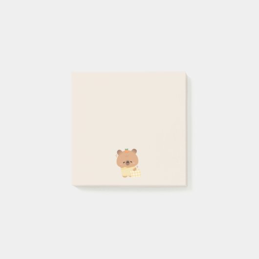 Post-it® Cute Sleepy Capybara (Devant)