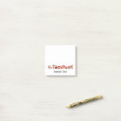 Post-it® cute small dogs in Santa hats and antlers  (Sur un bureau)