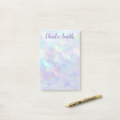 Post-it® Cute soft pastel background script name (Sur un bureau)