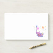 Post-it® Cute Starry (Sur un bureau)