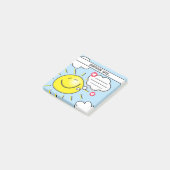 Post-it® Cute Sunshine dit de remplir les blancs pour les e (Incliné)