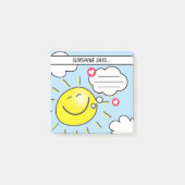 Post-it® Cute Sunshine dit Remplissez les espaces vides pou (Devant)