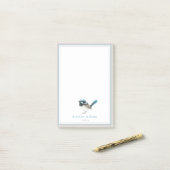 Post-it® Cute Superbe Fairy Wren - Personnalisé (Sur un bureau)