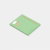 Post-it® Cute sushi riz crevettes amis dessin animé (Incliné)