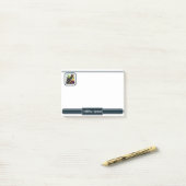 Post-it® Cute T-Rex équitation Monster Truck Dinosaure Nom (Sur un bureau)