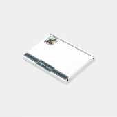 Post-it® Cute T-Rex équitation Monster Truck Dinosaure Nom (Incliné)