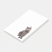 Post-it® Cute tabby Chat (Incliné)