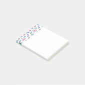 Post-it® Cute tendance Pastel Gemstones Gems Crystal Motif (Incliné)