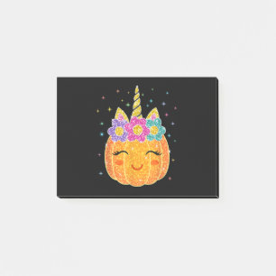 Post-it® Cute Unicorn Citrouille Halloween Thanksgiving
