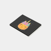 Post-it® Cute Unicorn Citrouille Halloween Thanksgiving (Incliné)