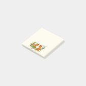 Post-it® Cute Vintage Foxes Retro Christmas Scene (Incliné)