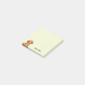 Post-it® Cute Watercolor Poodle Trendy Custom (Incliné)