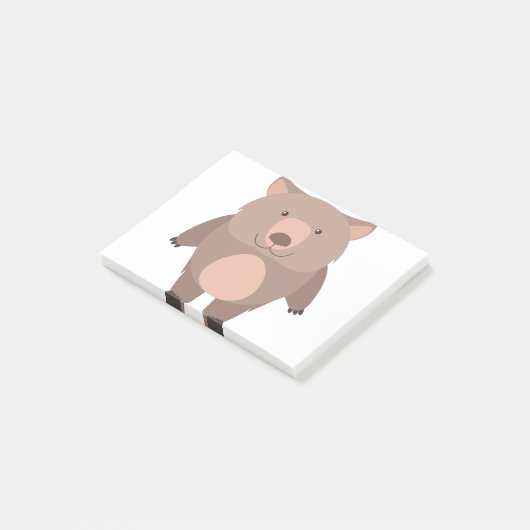 Post-it® Cute wombat (Incliné)