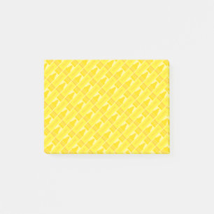 Post-it® Cute Yellow Crayon Artsy Motif
