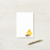 Post-it® Cute Yellow Duck Funny Publier ses notes (Sur un bureau)