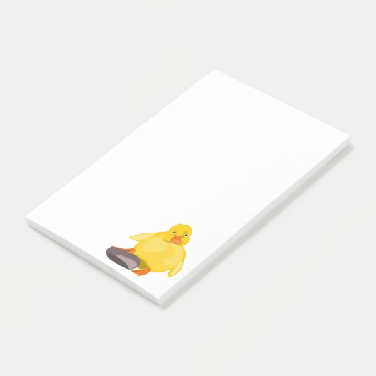 Post-it® Cute Yellow Duck Funny Publier ses notes (Incliné)