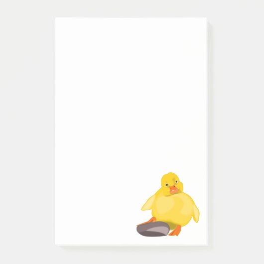 Post-it® Cute Yellow Duck Funny Publier ses notes (Devant)