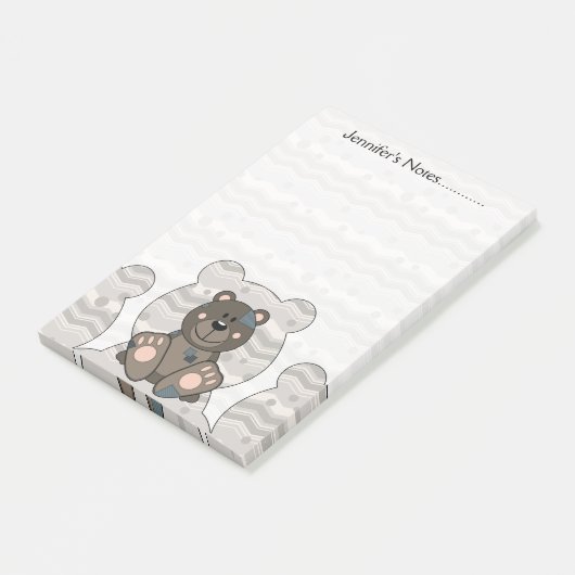 Post-it® Cutelyn Teddy Bear (Incliné)