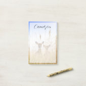 Post-it® Cutest Baby Animals | Two Young White Tailed Deer (Sur un bureau)