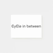 Post-it® Cycle entre (Devant)