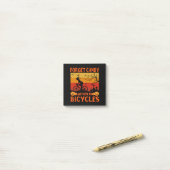 Post-it® Cycling Witch Brooms Are For Beginners Bicycle (Sur un bureau)