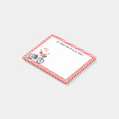 Post-it® Cyclisme Cycliste Noël (Incliné)