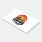 Post-it® Cycologiste Aventure à vélo : Tir graphique au cou (Incliné)