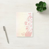 Post-it® Cygne et fleurs (Bureau)