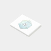 Post-it® D20 dés brillants (Incliné)