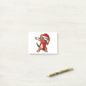 Post-it® Dabing Beagle Wears Visage Masque Dab Dance Cute C (Sur un bureau)