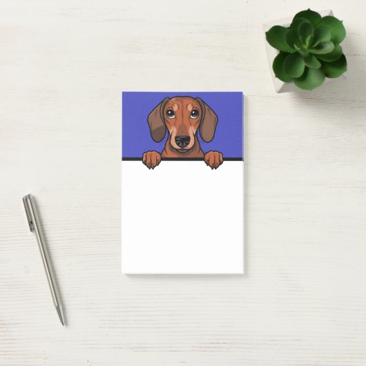 Post-it® Dachshund Cute Funny Wiener Cadeaux Amoureux de le (Bureau)