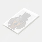 Post-it® Dachshund, Hound officiel et Casquette (Incliné)