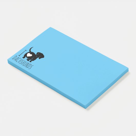 Post-it® Dachshund Love (Incliné)