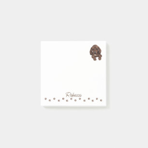 Post-it® Dachshund Sausage Chien Post-it personnalisée Note