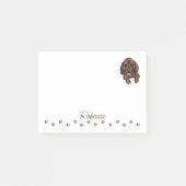 Post-it® Dachshund Sausage Chien Post-it personnalisée Note (Devant)
