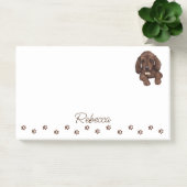 Post-it® Dachshund Sausage Chien Post-it personnalisée Note (Bureau)
