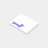 Post-it® Dachshund Violet Mignon Doxie (Incliné)