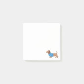 Post-it® Dachshund Wiener Dog Blue Star Sweat (Devant)