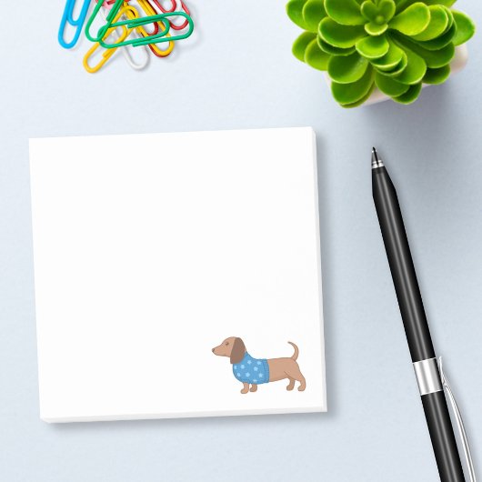 Post-it® Dachshund Wiener Dog Blue Star Sweat