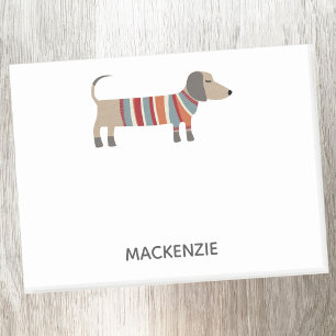 Post-it® Dachshund Wiener Sausage Chien Personnalisé