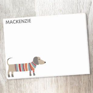 Post-it® Dachshund Wiener Sausage Chien Personnalisé