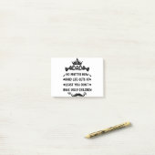 Post-it® Dad No Matter How Funny Dad Quote Father Jokes (Sur un bureau)
