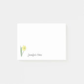 Post-it® Daffodile botanique Pastel Flower (Devant)