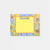 Post-it® Daffodique Aquarelle Art Femmes Nom Post It Notes (Devant)