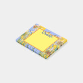 Post-it® Daffodique Aquarelle Art Femmes Nom Post It Notes (Incliné)