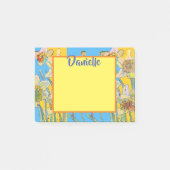 Post-it® Daffodique Aquarelle Art Femmes Nom Post It Notes (Devant)