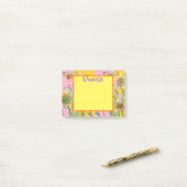 Post-it® Daffodique Aquarelle Art Femmes Nom Post It Notes (Sur un bureau)