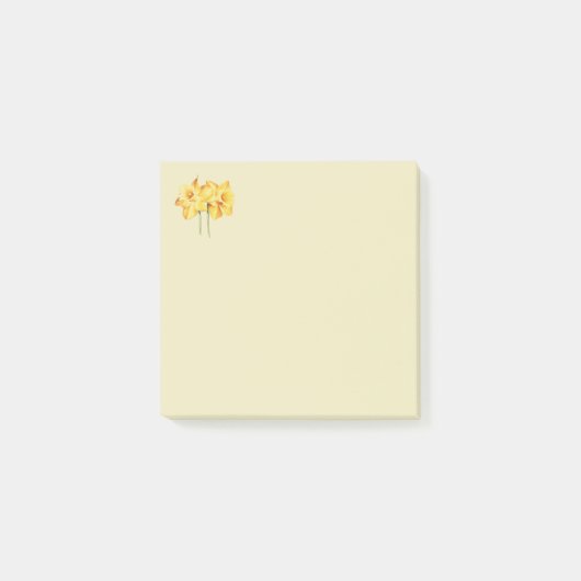 Post-it® Daffodique jaune Post il note (Devant)