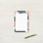 Post-it® Daily Checklist Minimaliste Moderne (Sur un bureau)